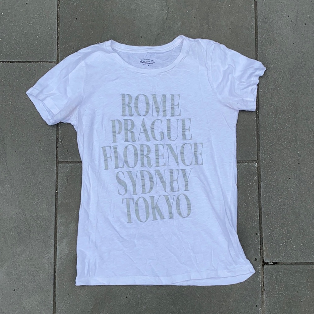 White collector t-shirt
